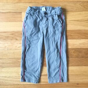 Tea Collection Grey Knit Jersey Stretch Pocket Elastic Waist Comfy Pants 18-24